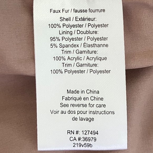 Heartloom Magda Faux Fur Jacket (NWT) - Picture 15 of 16